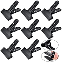 AFASOES 8 Pcs Abrazaderas de Resorte Negro Pinzas para Fondos Fotograficos Abrazaderas de Resorte Grande para Sujetar…